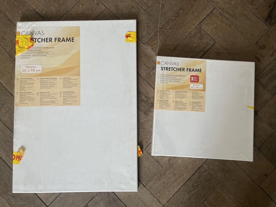 3 blejtramy podobrazia