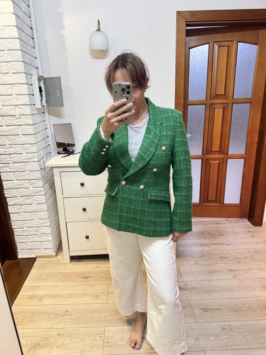 Твідовий піджак в стилі zara