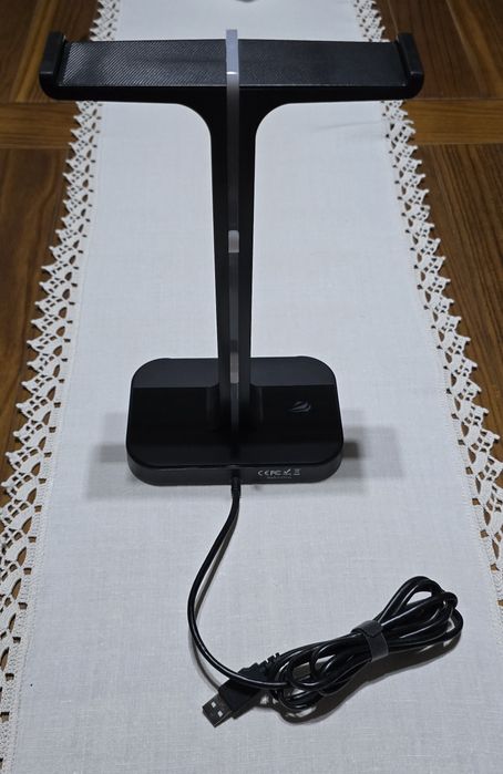 Suporte duplo para Headphones com LED RGB