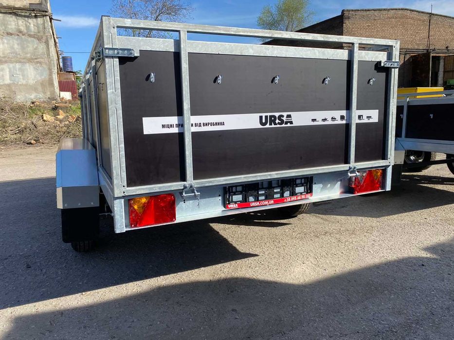 Прицеп двухосный. 2500х1500. Борт 700 мм.