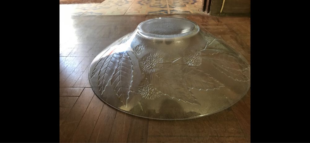 Conjuntos taças / saladeiras / fruteiras antigas vidro e cristal