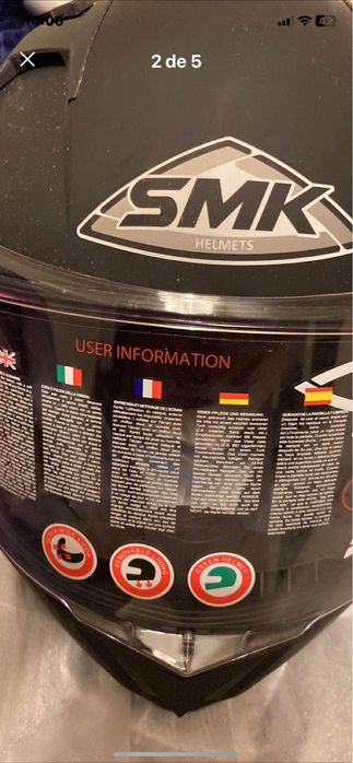 Capacete de mota para  Homem ou Mulher Tamanho L