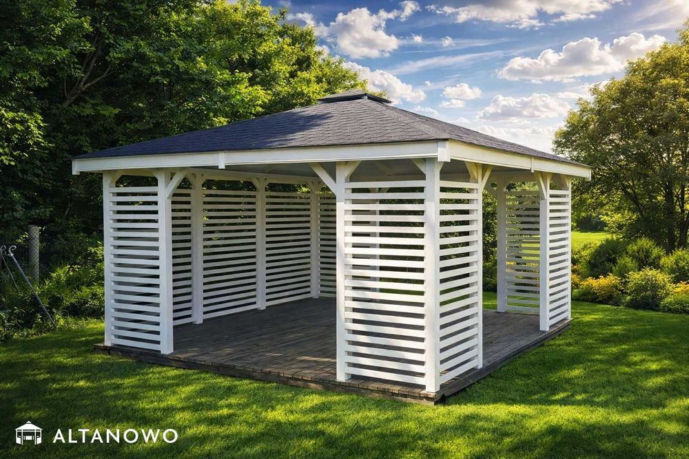 Altana ogrodowa 3x3 drewniana - producent - wykonanie na zamówienie