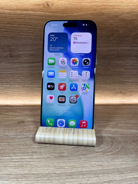 iPhone 16 Pro Max 256 Natural !! АКБ: 98% !! №: 9712 !! СТАН ІДЕАЛЬНИЙ!!! З США !! Айфон купити оригінал !!