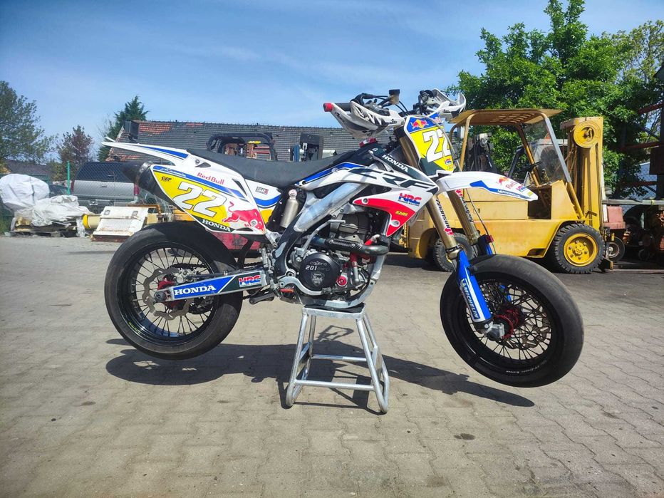 Wszystkie części Honda CRF 450 Supermoto 2008 Faba Faor Brembo Cobra
