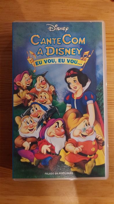 Cassetes VHS Cante com a Disney