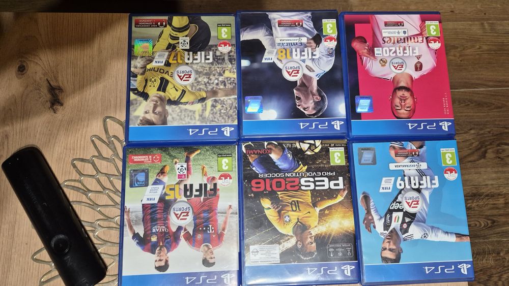 Fifa 15, 17, 18, 19, 20 oraz PES 2016 na Ps4