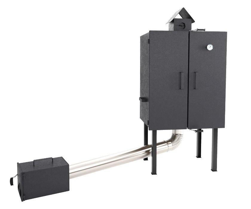 Wędzarnia metalowa duża solidna 80x55x175