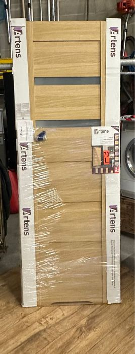 Drzwi wewnętrzne pokojowe Etna Dąb piaskowy 70 Lewe  Artens