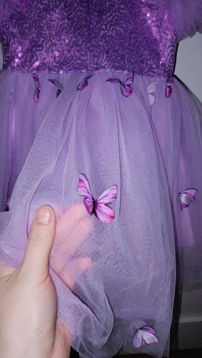 Святкова сукня,сукня на 1 рік, лавандова сукня святкова