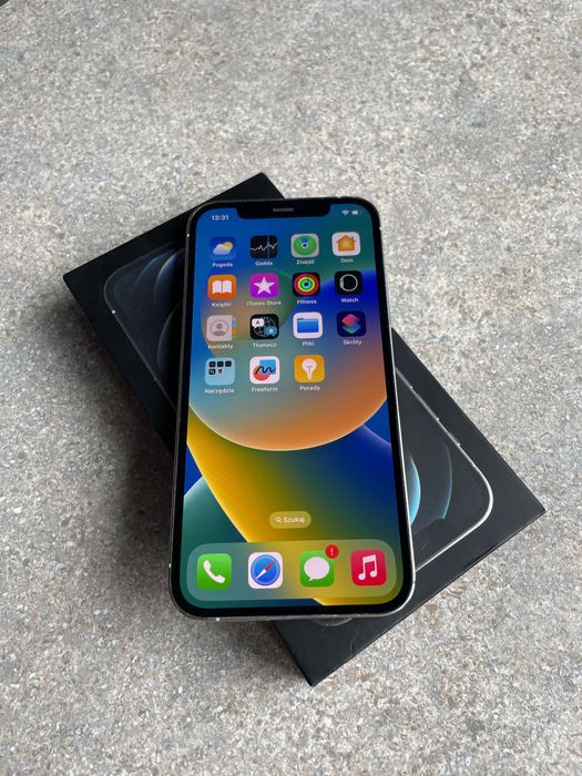 iPhone 12 Pro 256GB Silver Kondycja Baterii 100%
