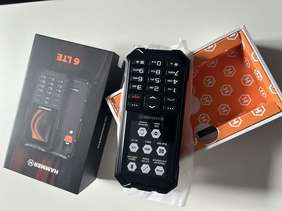 Telefon HAMMER 6 LTE Czarny