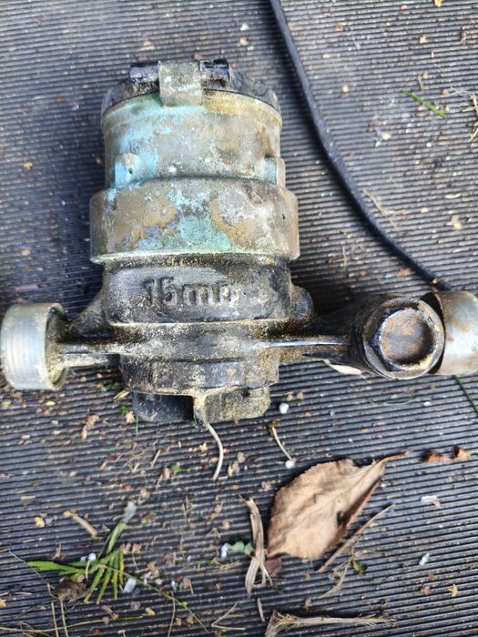 Zawór wodny do wody 15 mm 3m³/h 1971 rok wodomierz zegarowy