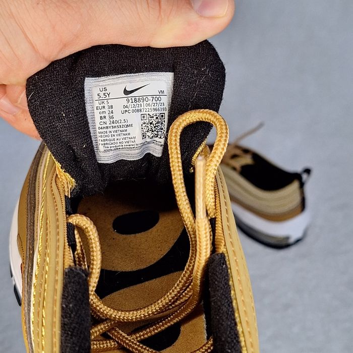 Кросівки Nike Air Max 97 QS (GS) US5.5Y EU 38  918890 700