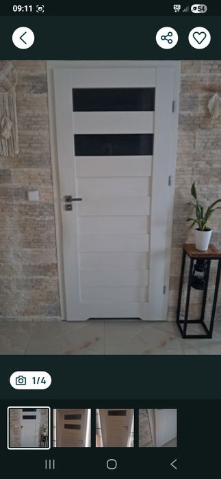 Drzwi 3szt wewnętrzne 2szt  przsuwne  L i P - 94,5cm/203cm