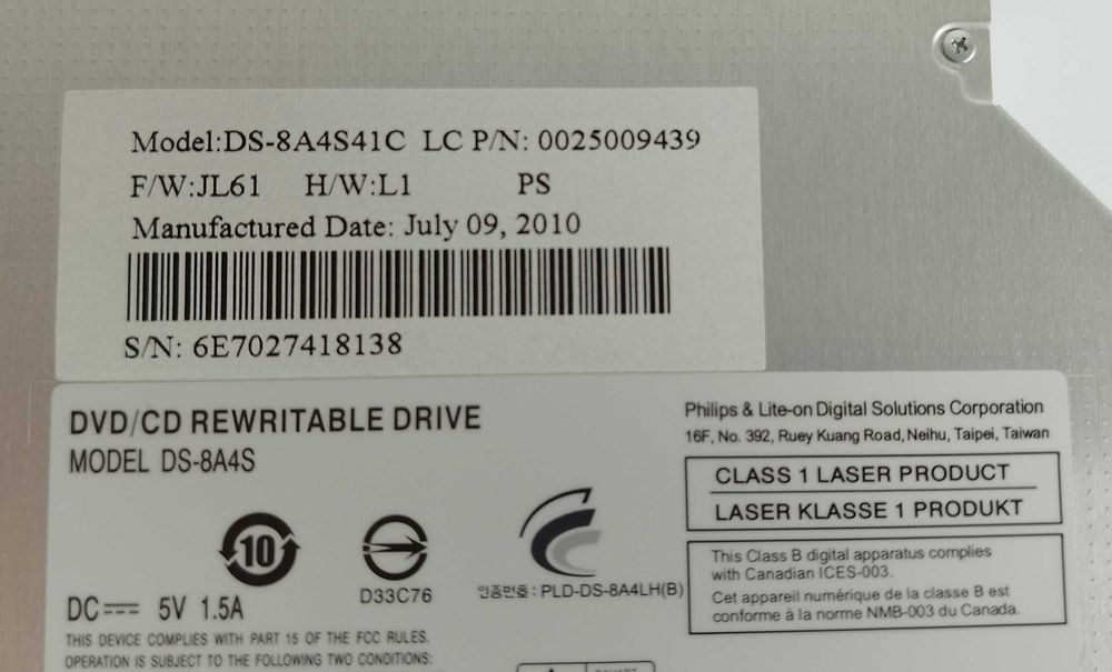 Nagrywarka DVD wewnętrzna Lenovo G550