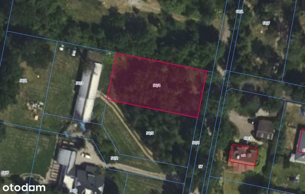 Działka 56/4 w miejscowości Henryków Urocze