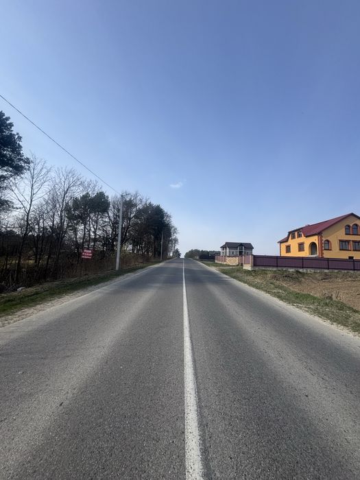 Продаж  земельної ділянки Ясниська  Бірки Брюховпід котеджі перша  лінія