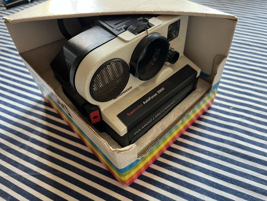 Aparat Polaroid SuperColor AutoFocus 3500 z lampą błyskową