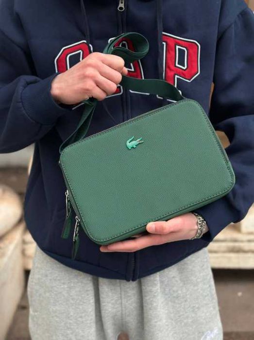 Барсетка Lacoste Сумка Зелена 25х17 см