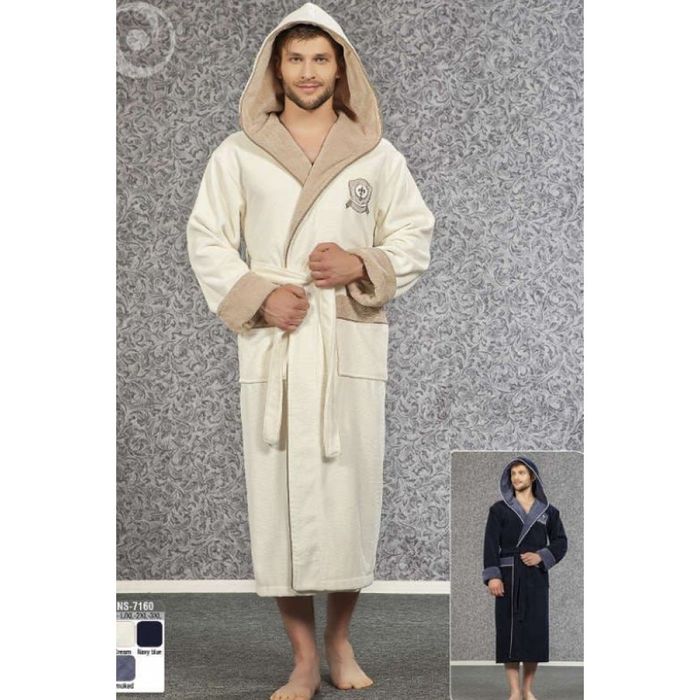 Халаты мужские Nusa 7160 бамбук/хлопок