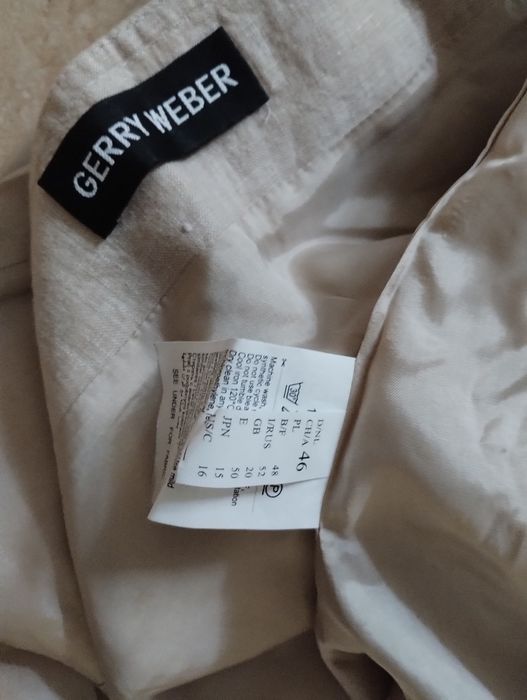 Nowa spódnica lniana marki Gerry Weber 46