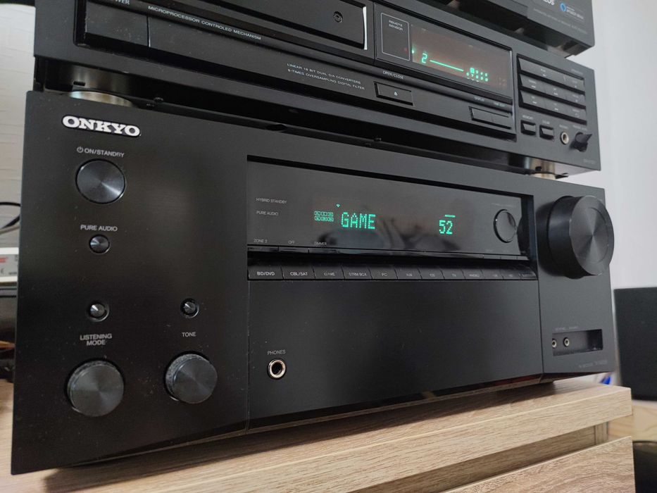 Ресівер Onkyo TX-NR555 7.2 Dolby Atmos, DTS:X, 4k, WiFi, BT, USB