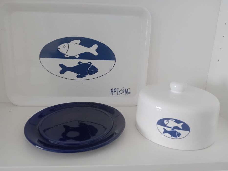 Set de queseira e tabuleiro