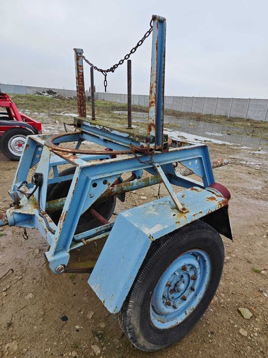 Przyczepa dłużycowa dłużyca EIGENBAU DMC 680 kg stali drutu słupów A/2