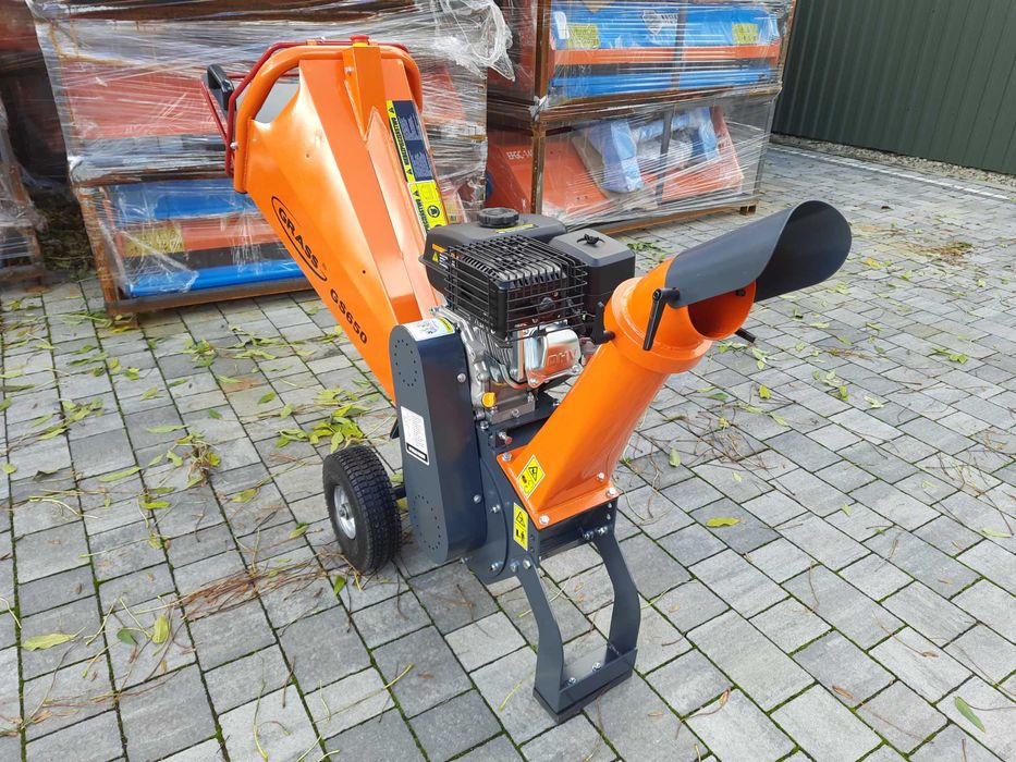 NOWY Rozdrabniacz Rębak Spalinowy GRASS GS650 Mocny 196cc 120mm