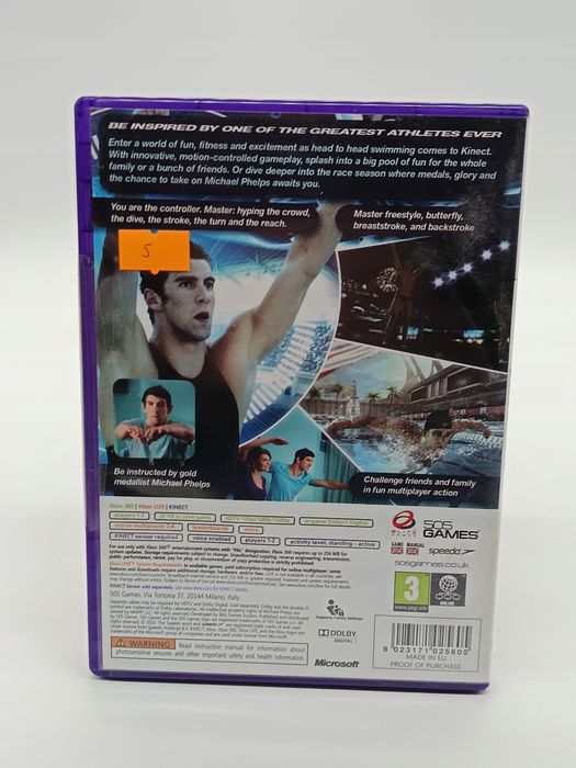 michael phelps: push the limit microsoft xbox 360