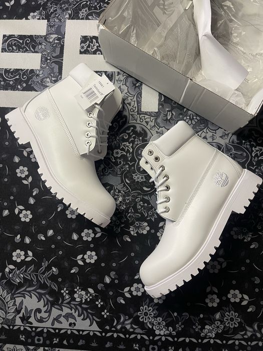 Timberland White 43 Тимберленды белые