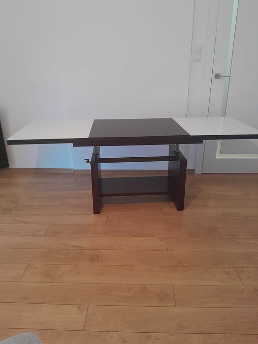 Ławo-stół. Bardzo solidna dębowa ława.