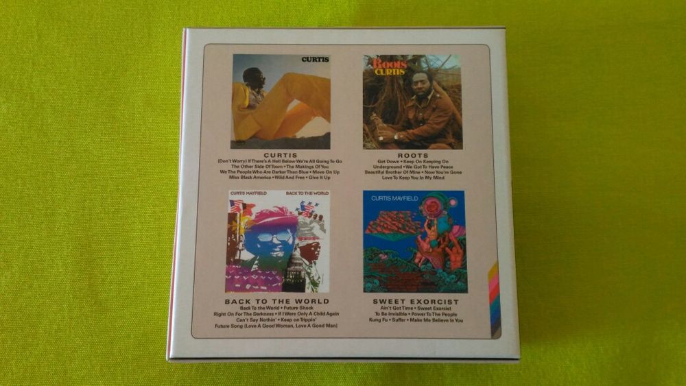 Curtis Mayfield - Keep On Keeping On - Studio Albums 1970/1974 - 4cds