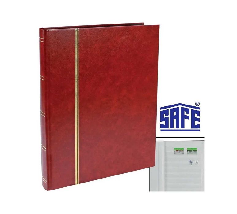 Album na znaczki pocztowe - klaser SAFE 32 strony (16 kart)