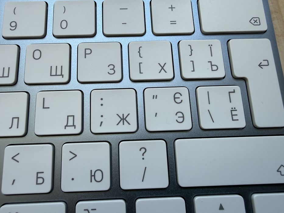 Клавіатура Apple Magic Keyboard A2449 Blue Touch ID кирилиця