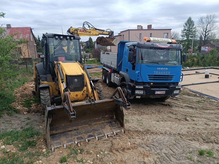 Transport , Ziemia , Piach , kruszywo ,koparko-ładowarka, dolomitm