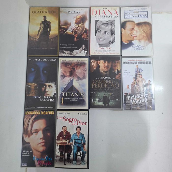 Lote Vhs 7 - Ver lista Abaixo - PROMOÇÂO 1 €