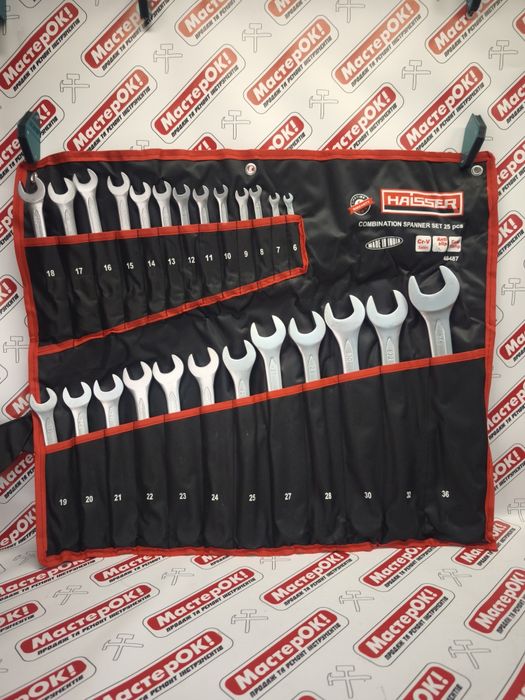 Набiр ключiв комбiнованих 20 шт HAISSER (48481)