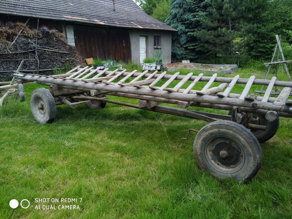 Wóz. Platforma do zwożenia siana lub słomy