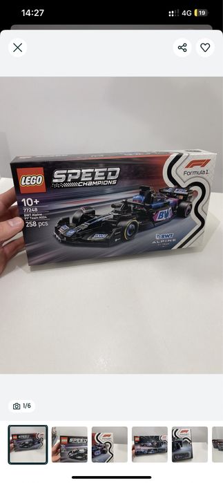 Lego 77248, Конструктор LEGO Speed Champions Автомобіль для перегонів BWT Alpine F1 Team A524
