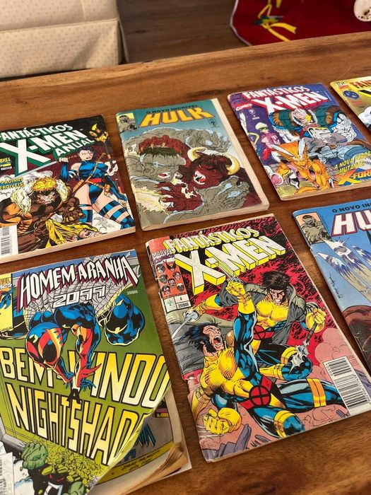 Livros de Banda Desenhada (X-MEN, HOMEM ARANHA, HULK, DISNEY)