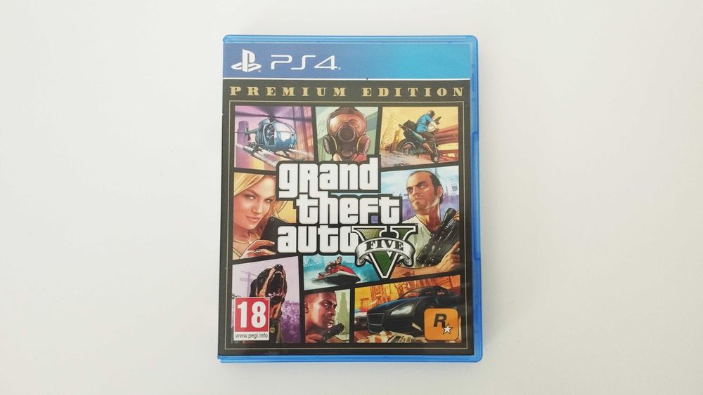 PS4 - GTA 5 - Premium Edition - Completo com Mapa