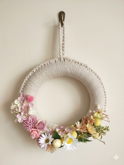 Wianek wiosenny - hand made