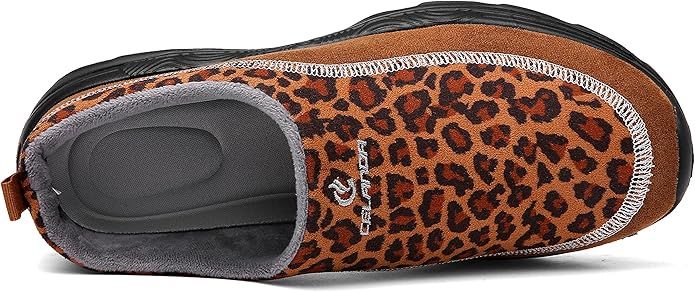 Unisex Clogs - Breathable Mesh, Non-Slip MD Sole - 39 Leopard