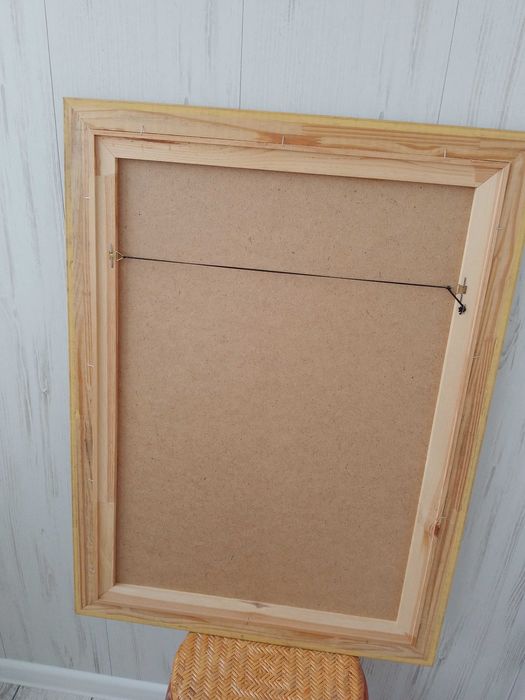 Картина на коже буйвола. Эфиопия.