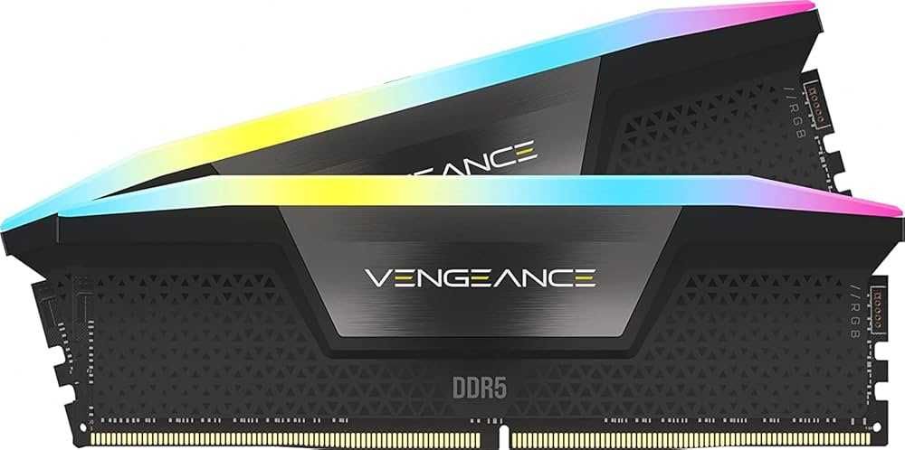 Corsair Vengeance RGB 32GB (2x16GB) DDR5-6400MHz CL36 Preta