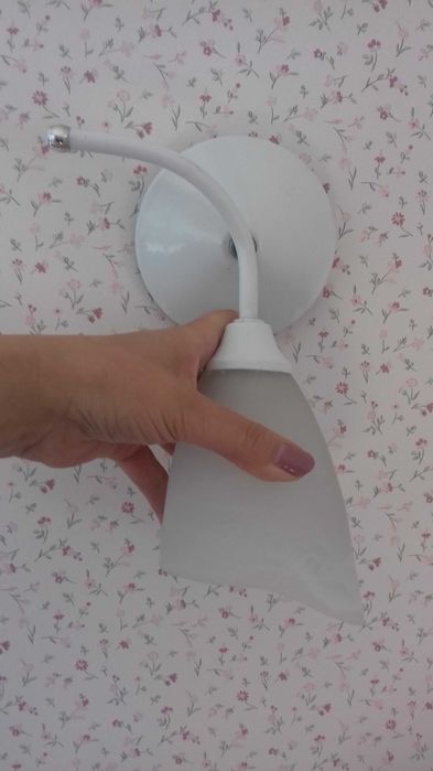 Kinkiet biały lampa żyrandol