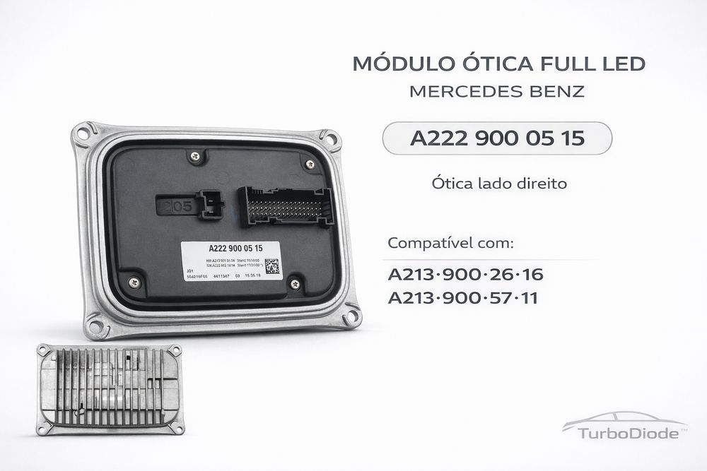 Módulo LED Mercedes W205 W213 W222 Ref A222·900·05·15