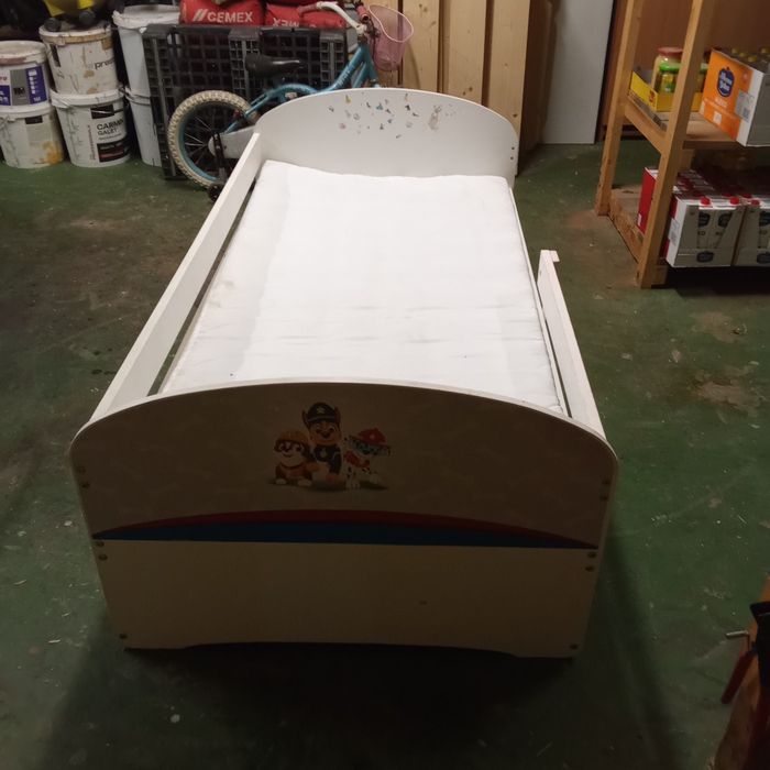 Łóżeczko dziecięce 160 cm z szuflada